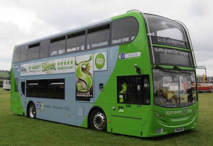 Nottingham Scania N230UD ADL Enviro400 640